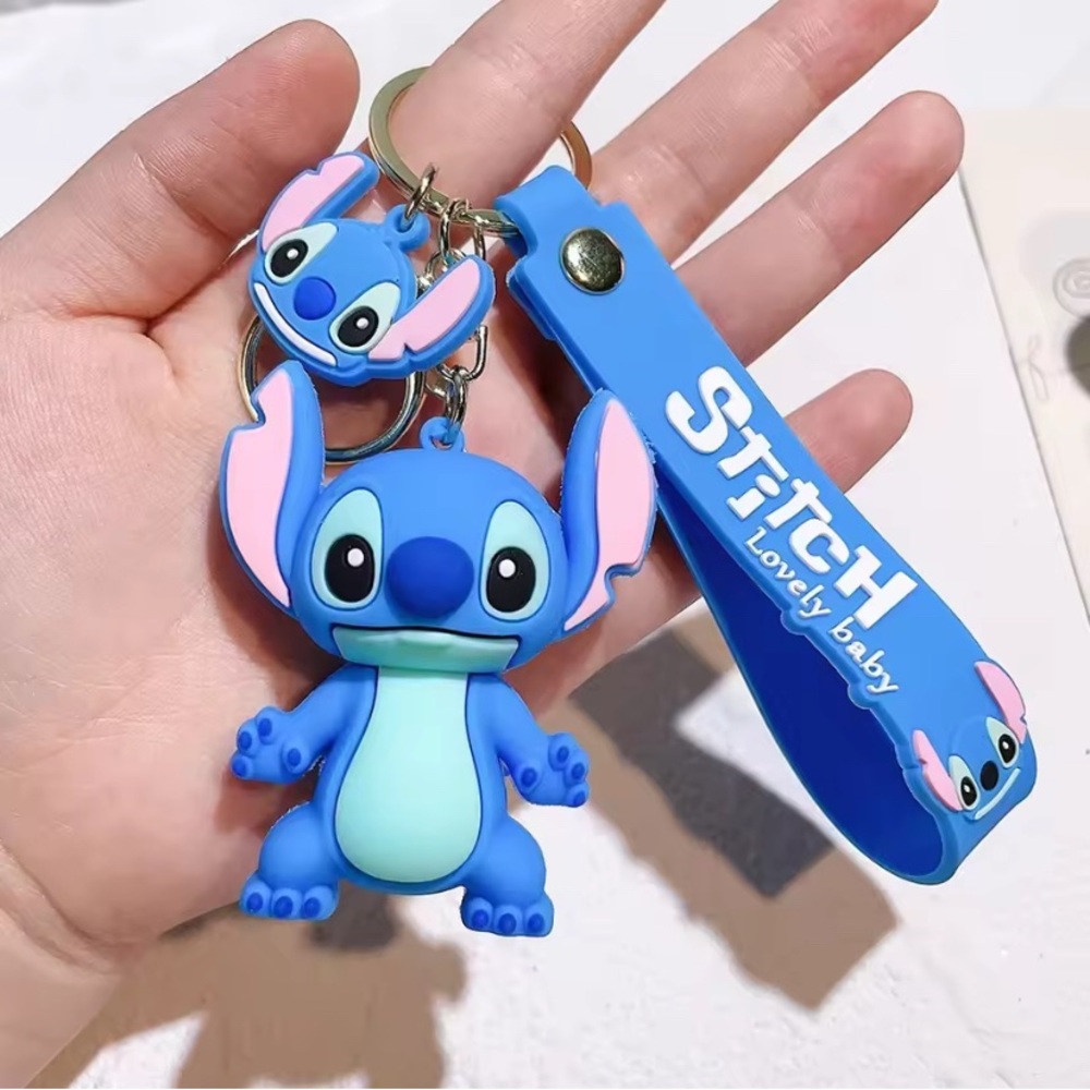 Stitch Blue Keychain Set for Kids